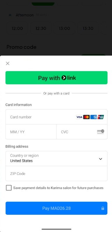 Paiement par carte