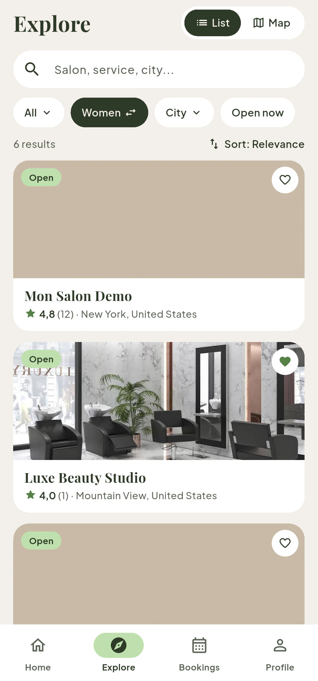 Découvrir les salons